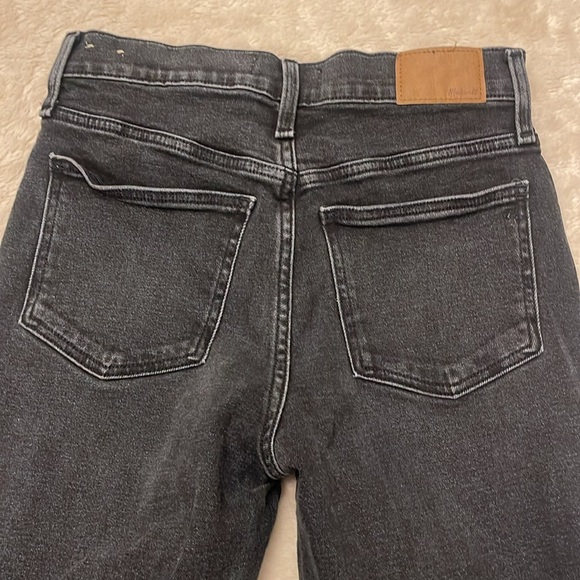 MADEWELL The Perfect Vintage Jean in Lunar Size 26 distressed knee in gray black - Picture 11 of 17